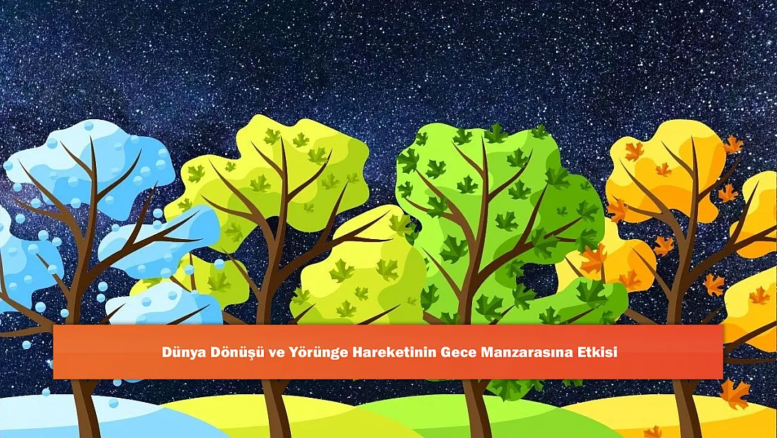 Dünya Dönüşü ve Yörünge Hareketinin Gece Manzarasına Etkisi