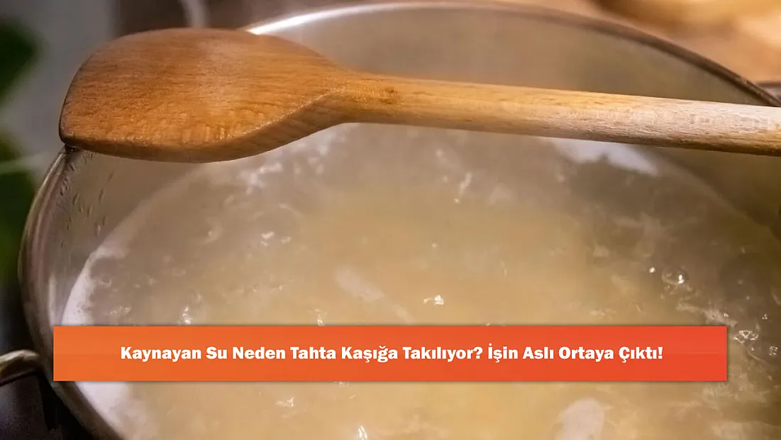 Kaynayan Su Neden Tahta Kaşığa Takılıyor? İşin Aslı Ortaya Çıktı!