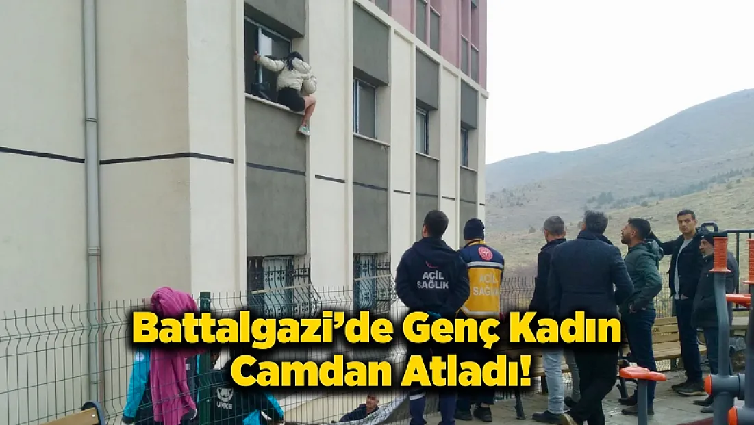 Bahçebaşı TOKİ’de Genç Kadın Camdan Atladı