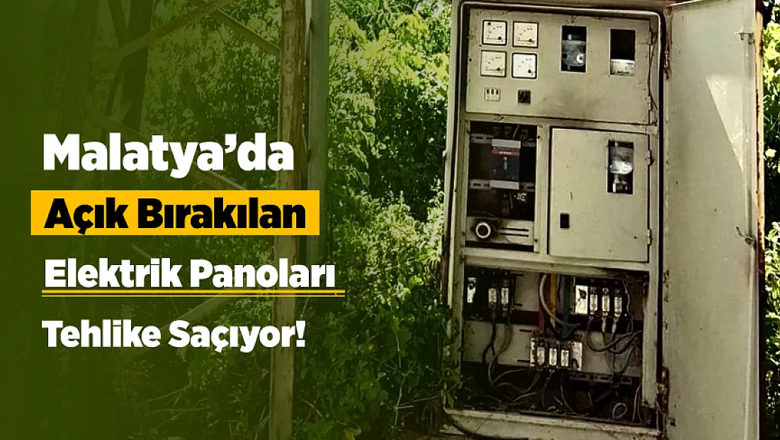 Malatya’da Okul Yolundaki Açık Elektrik Panoları Tepki Çekti!