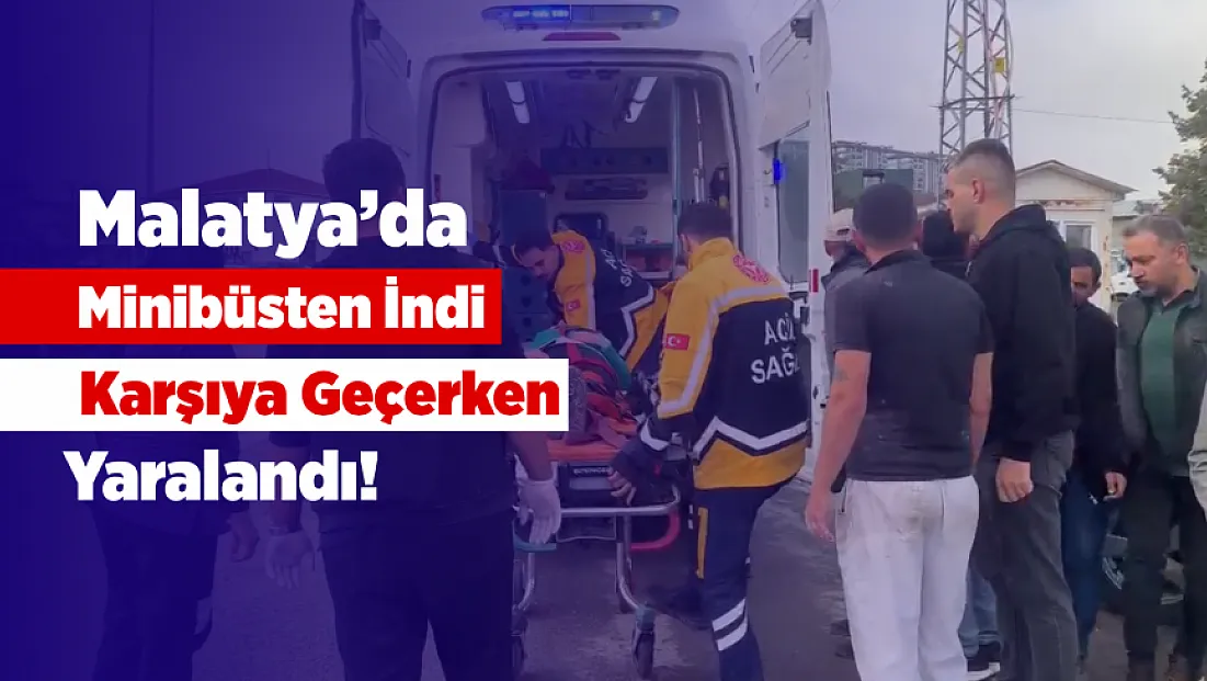 Malatya’da Yaya Karşıya Geçerken Otomobil Çarptı!