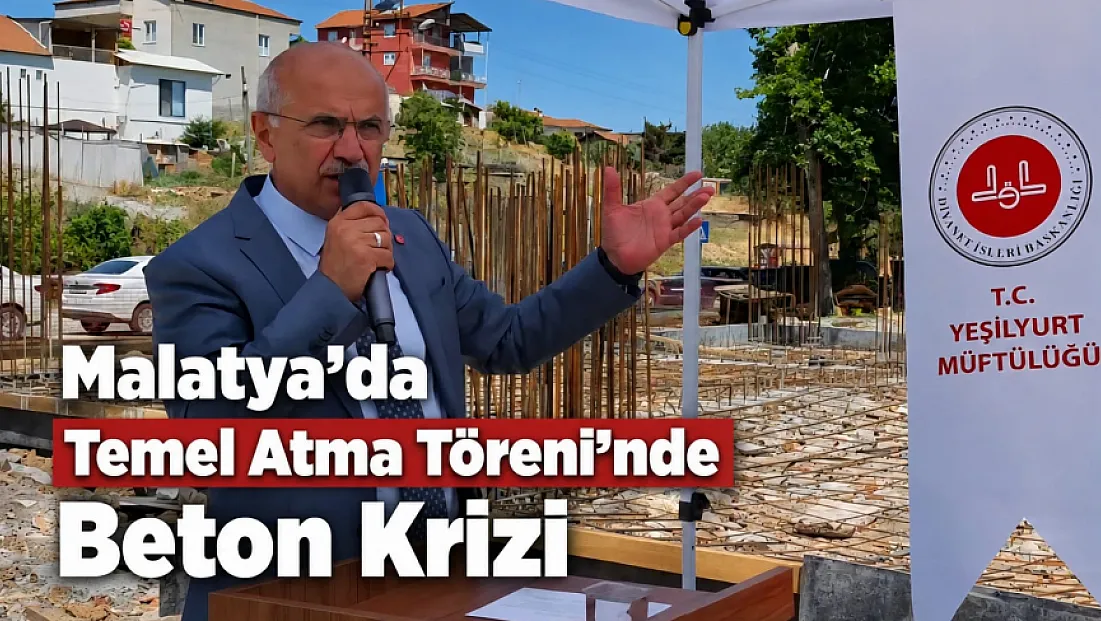 Sami Er Temel Atma Töreninde Eksikliği Fark Etti! Beton Dökümüne İzin Vermedi
