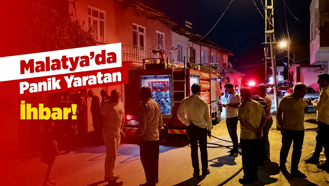 Malatya Yeşilyurt’ta Korku Yaratan Olayda Patlama İddiası!