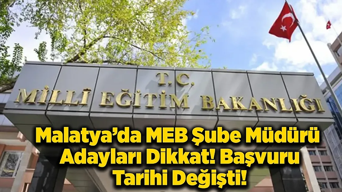 MEB Şube Müdürlüğü Sınavında Flaş Değişiklik! Tarihler Değişti