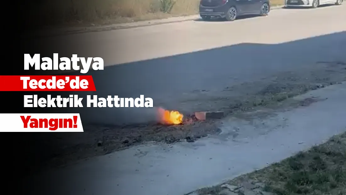 Malatya’da Elektrik Hattı Alarmı! Sokak Çift Yönlü Kapatıldı