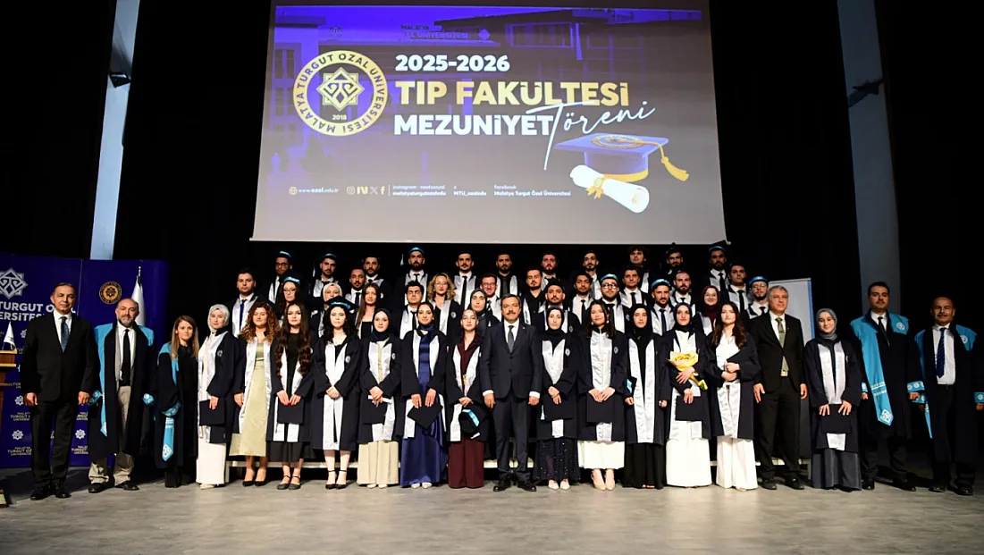 Malatya Turgut Özal Üniversitesi Tıp Fakültesi İlk Mezunlarını Verdi!