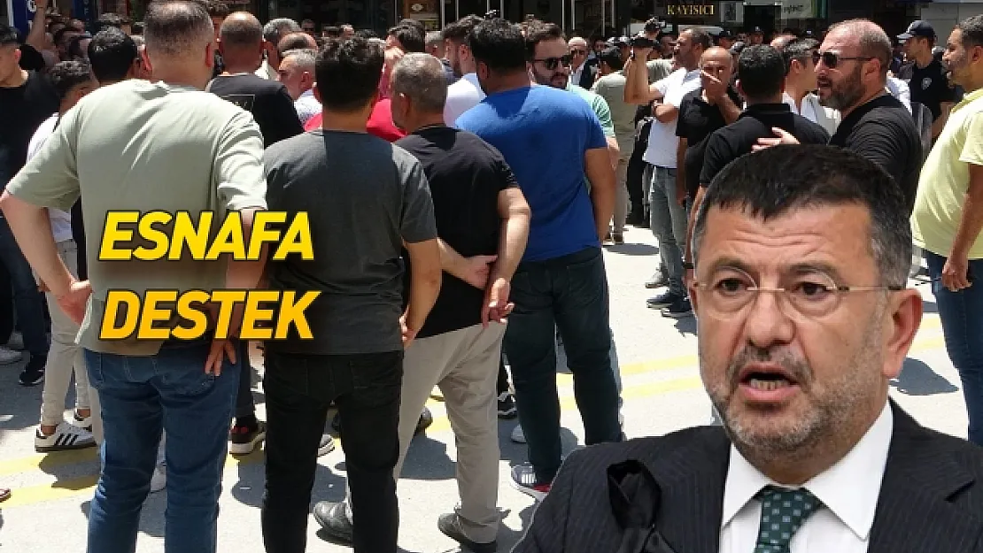 Ağbaba'dan Kışla caddesi esnafına destek!