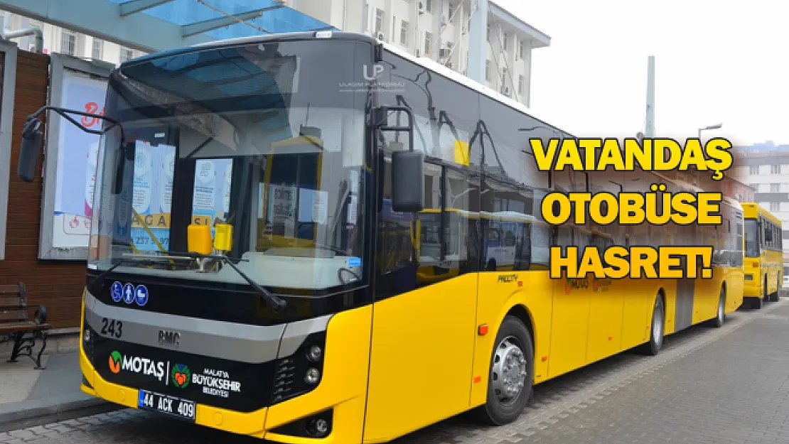 Karagöz Mahallesi'nin otobüs çilesi! Vatandaş mağdur