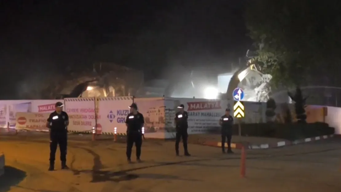 Kışla Caddesi'nde olaylı yıkım! Esnaf: Malatya'da zulüm var, adalet yok