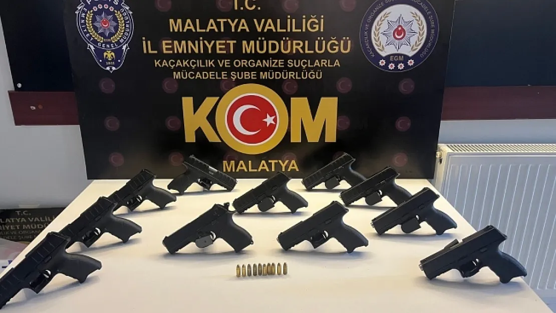 Malatya'da yasa dışı silah ticaretine darbe: 3 tutuklama