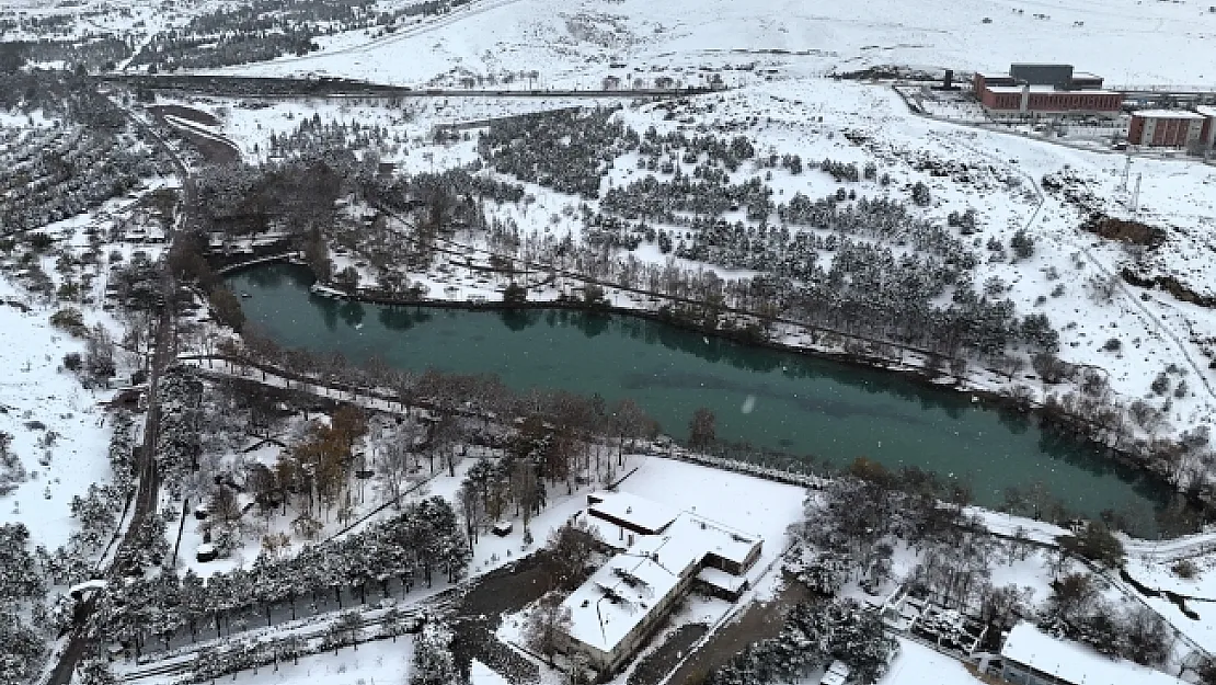 Malatya'da kar yağışı sonrası kış manzaraları