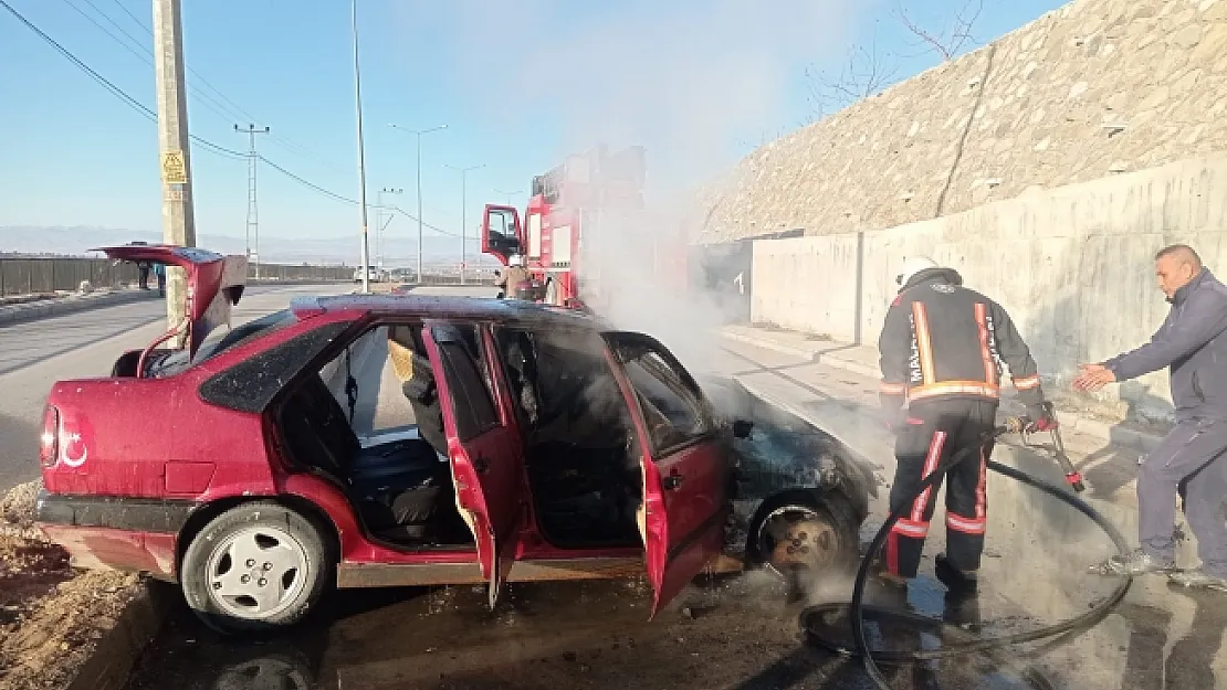 Malatya'da önce kaza, sonra yangın!