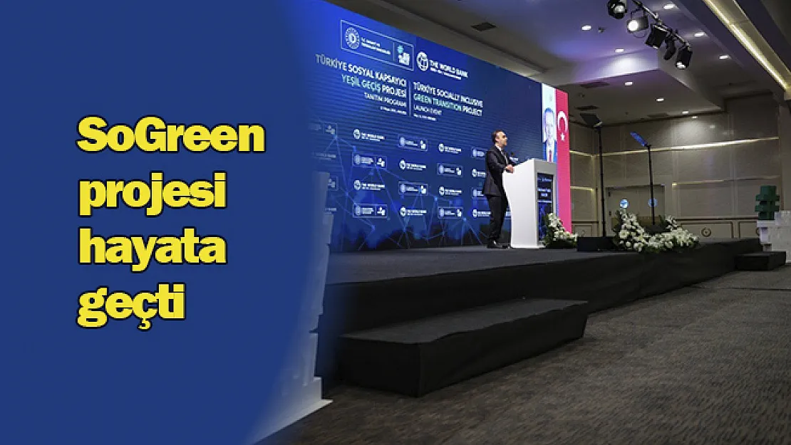 SoGreen projesi hayata geçti