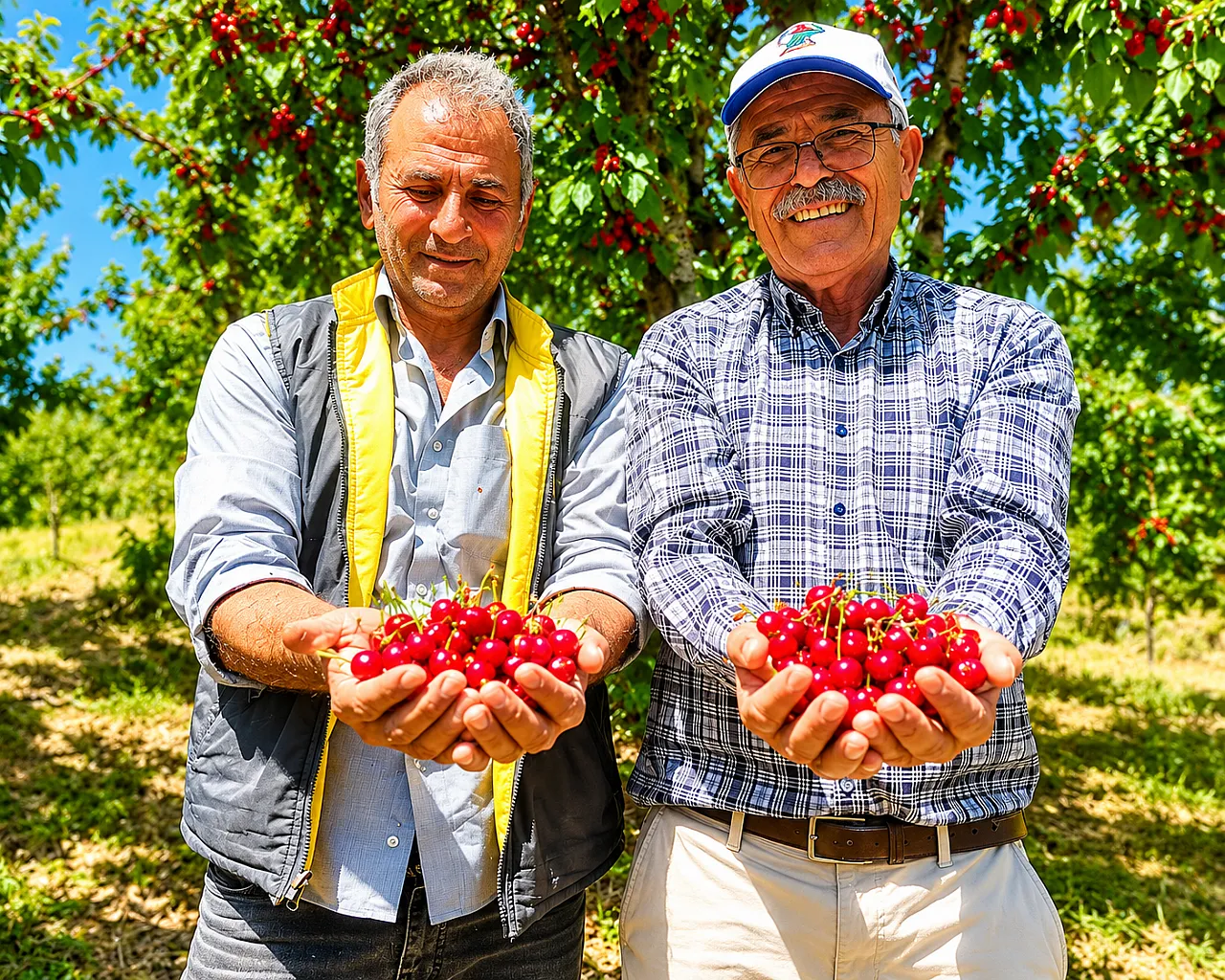 Malatya'da Dalbastı Kirazında Hasat Heyecanı Başladı