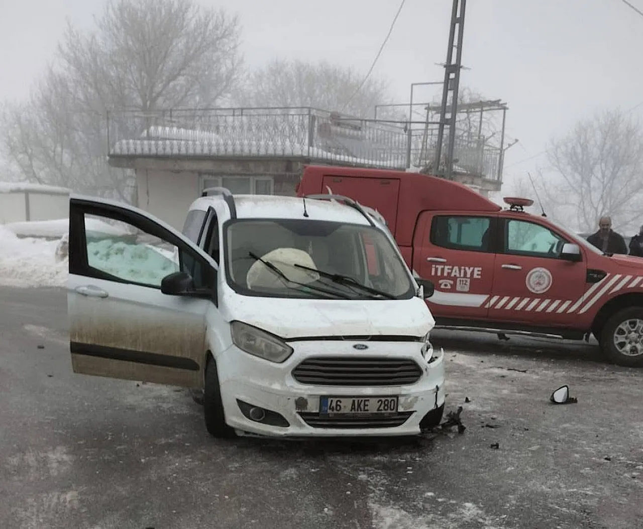 Doğanşehir'de Kazada Gövdeli Mahalle Muhtarı Yaralandı!