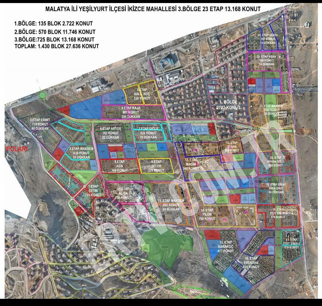 İşte İkizce 3. Bölge'nin Tüm Etapları!