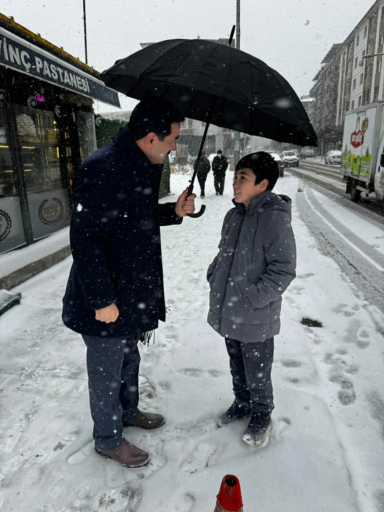 Battalgazi'de Karla Kaplı 104 Mahallede Çalışma