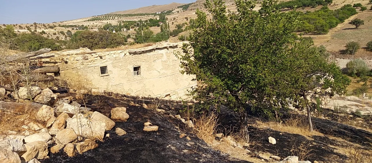 Malatya'da alev alarmı: İki ilçede bahçe yangını korkuttu!