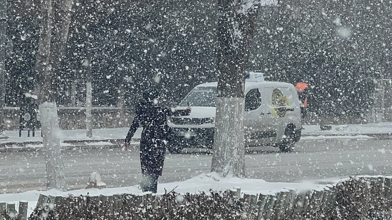 Malatya'da Kar Yağışı Etkili Oluyor! Ulaşımda Aksamalar Yaşanıyor