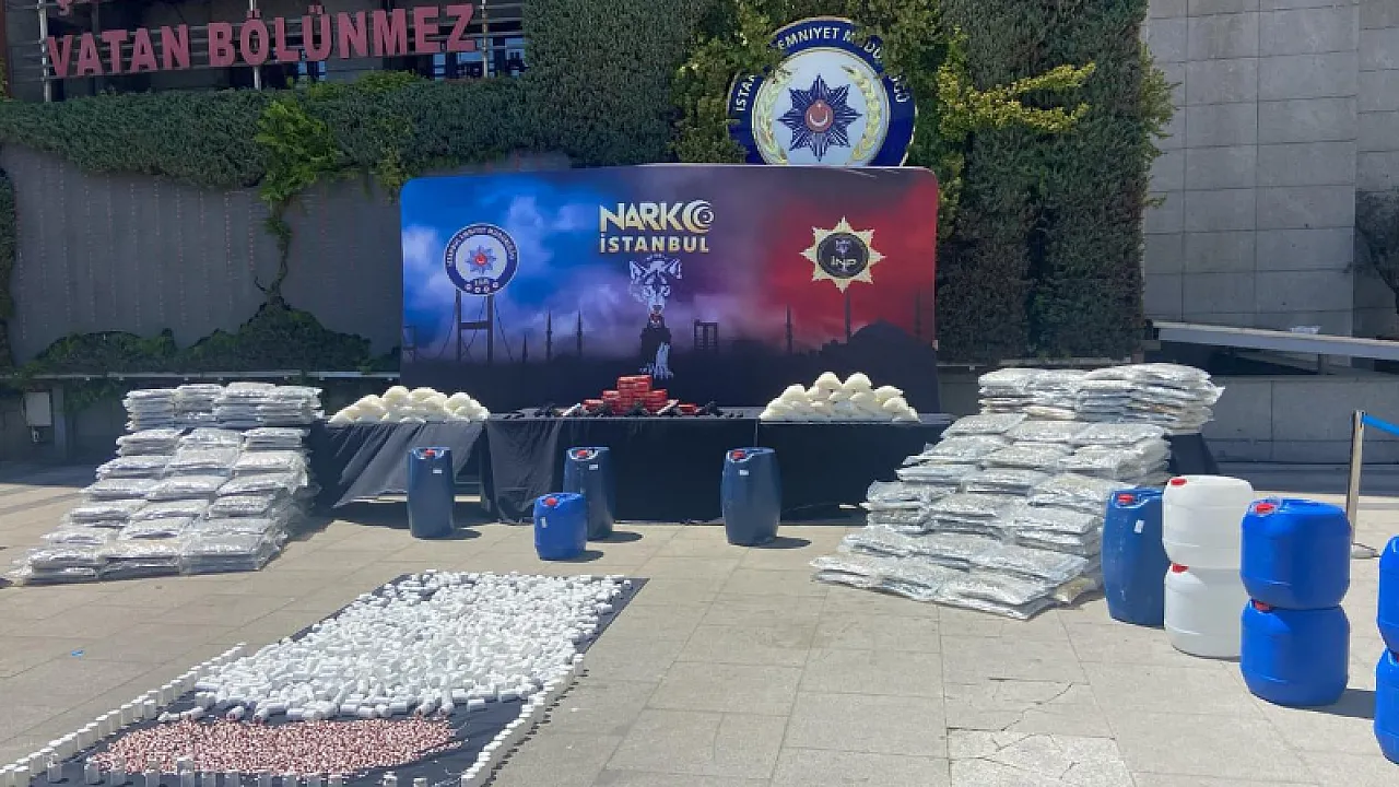 4 İlde Dev Narkotik Operasyonu! 1 Tondan Fazla Uyu