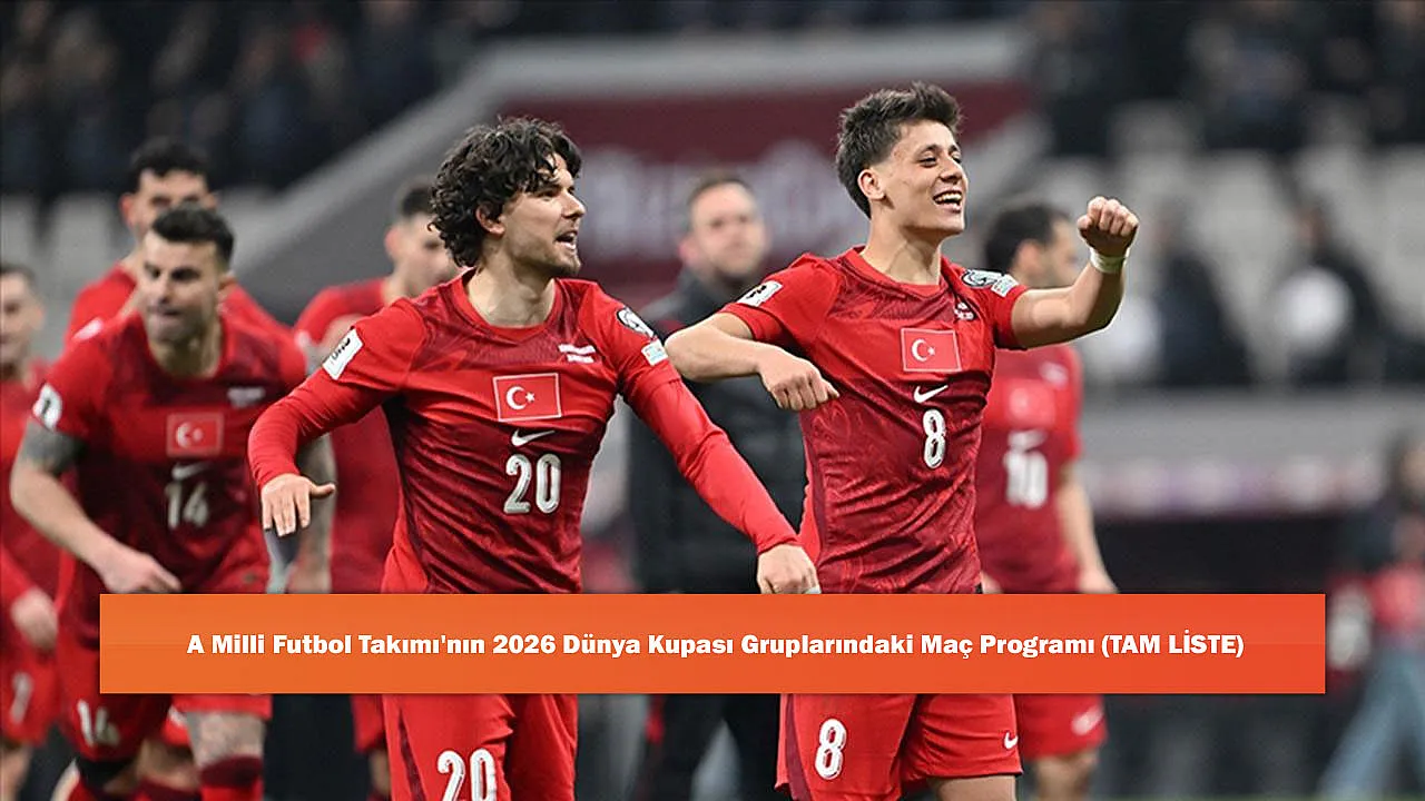 A Milli Futbol Takımı'nın 2026 Dünya Kupası Gruplarındaki Ma