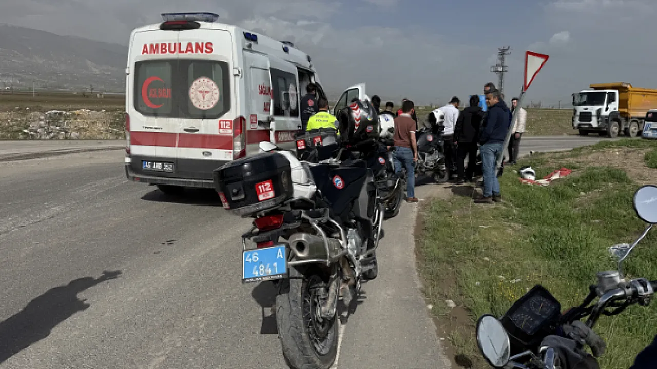 Kahramanmaraş'ta Polise Çarpan Ehliyetsiz Sürücüye Ceza!