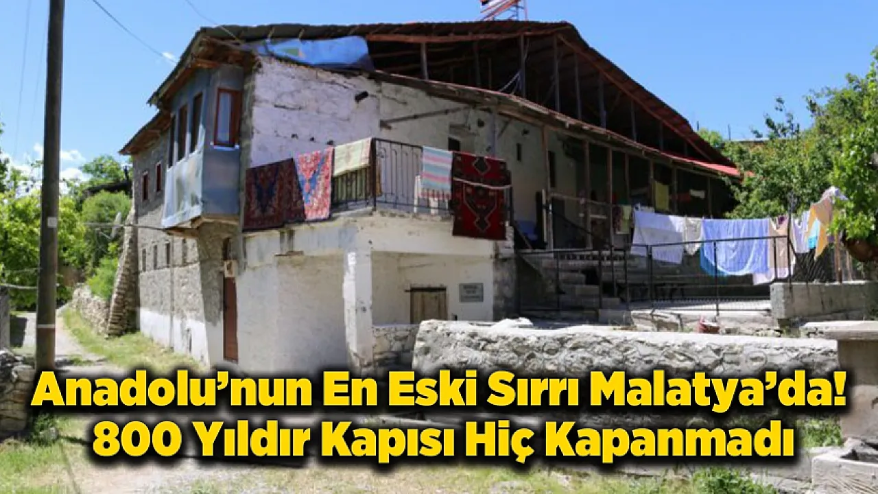 Malatya’da 800 Yıllık Sır Onar Köyü’nde Gizli!