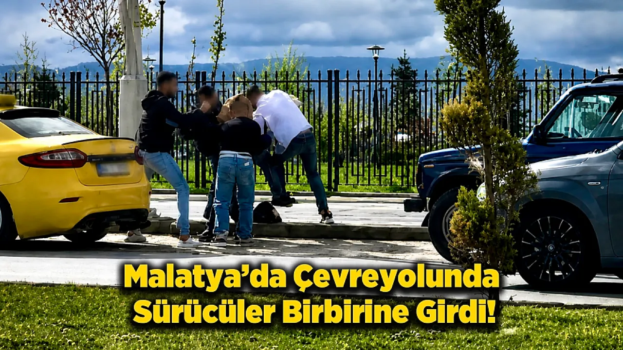 Malatya’da Çevreyolu Kilitlendi! Öfkeli Sürücüleri Polis Güçlükle Ayırdı