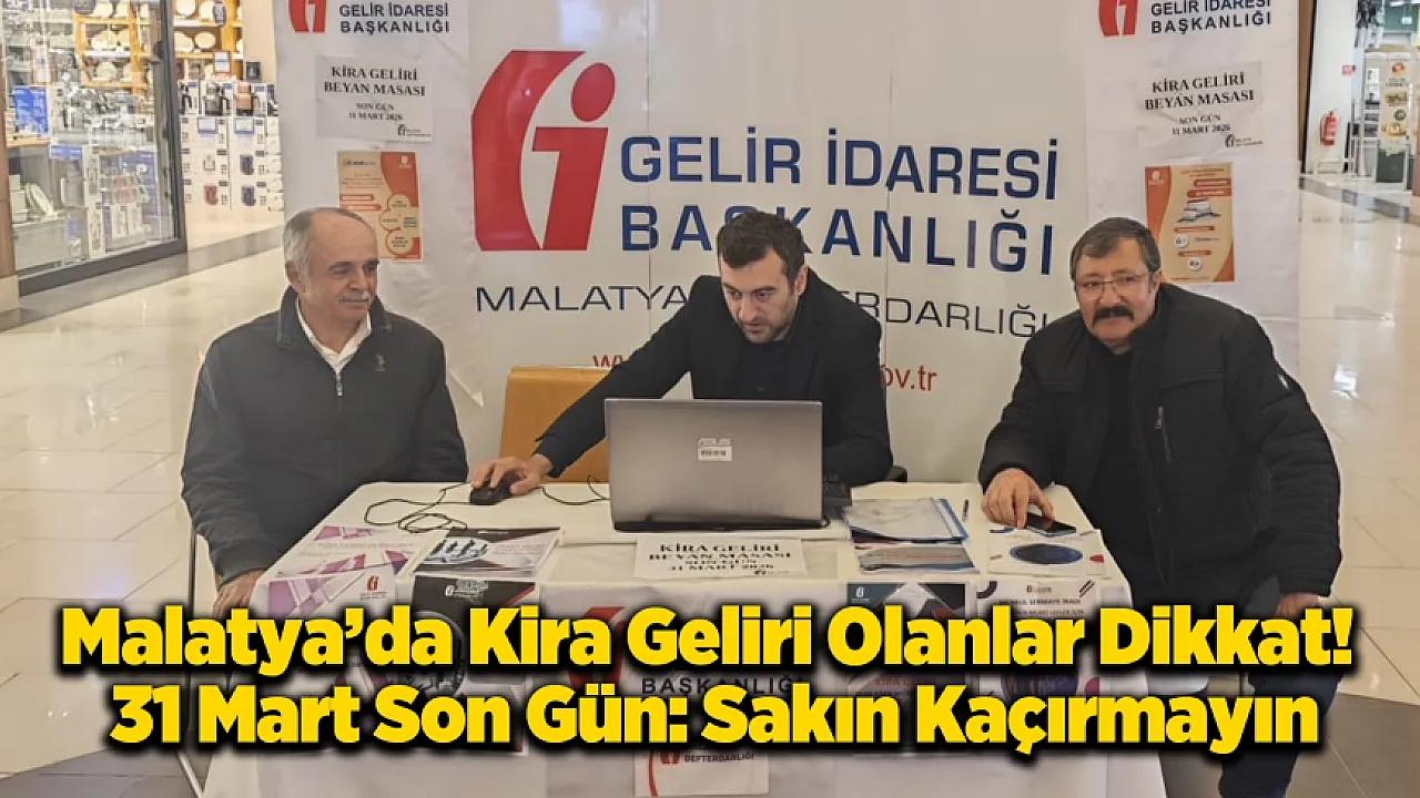 Malatya’da Ev ve İş Yeri Sahiplerine Vergi Uyarısı: 31 Mart’a Kadar Yapmanız Gerekiyor!