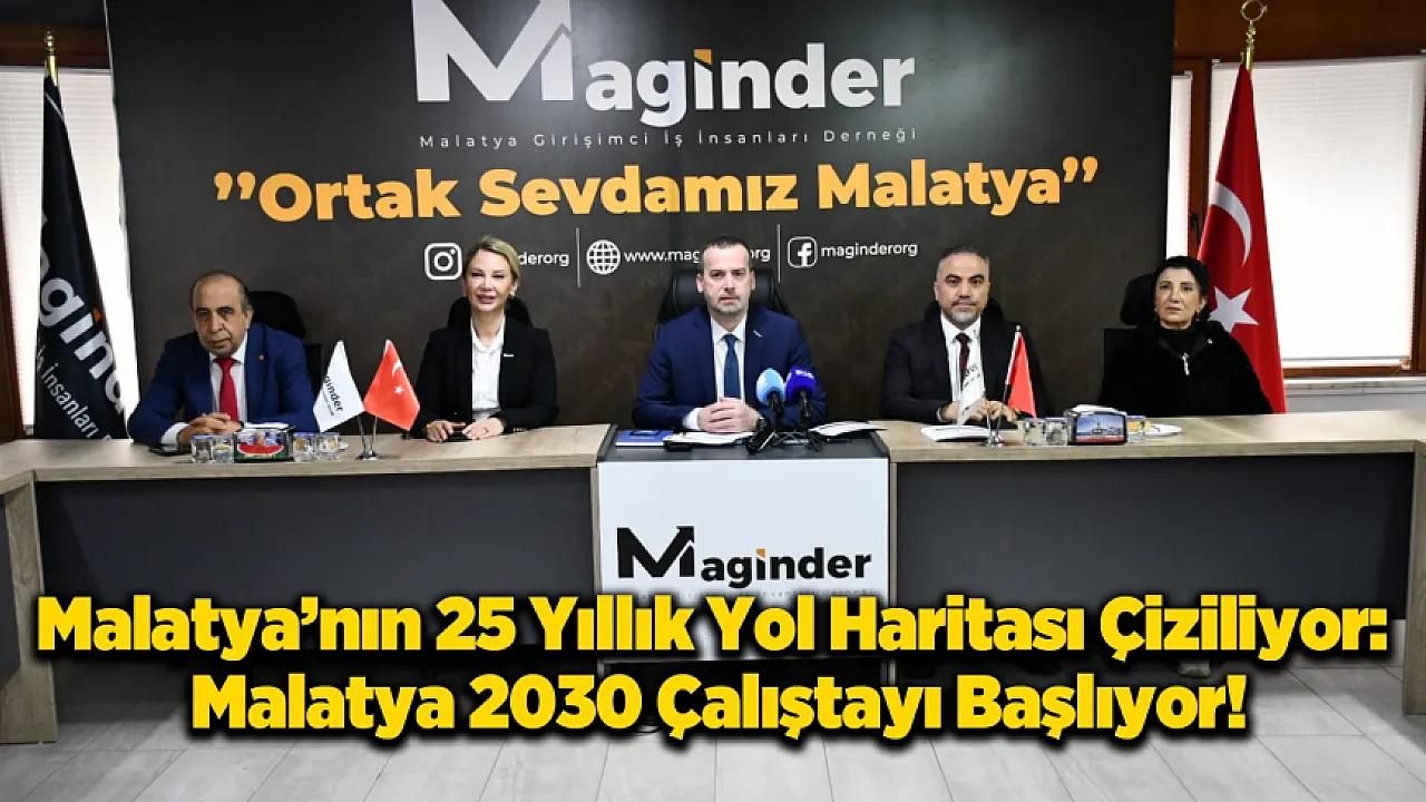 Malatya’nın 25 Yıllık Kurtuluş Reçetesi Yazılıyor: 2030 ve 2050 Vizyonu İçin Adım!