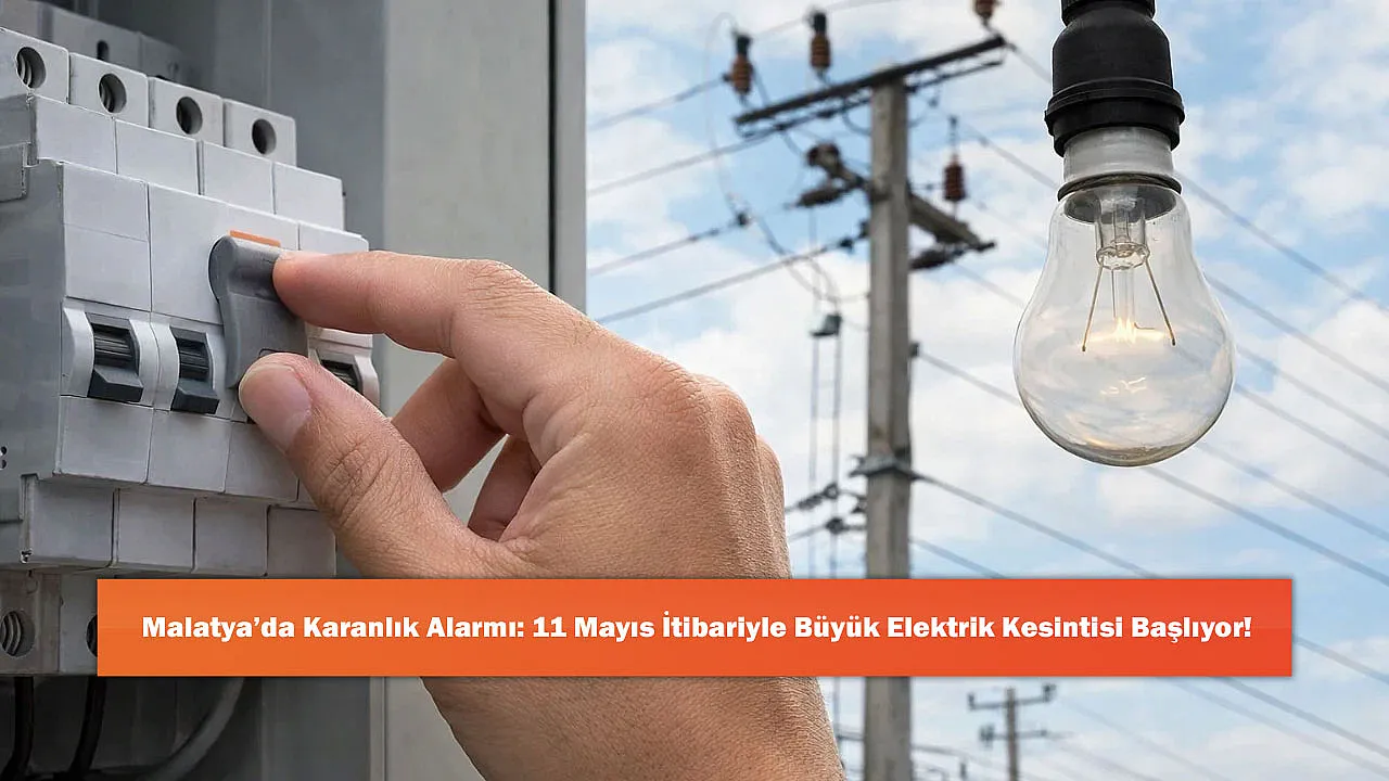 Malatya’da Karanlık Alarmı: 11 Mayıs İtibariyle Büyük Elektrik Kesintisi Başlıyor!