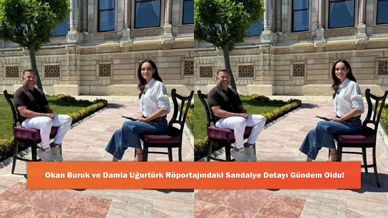 Okan Buruk ve Damla Uğurtürk Röportajındaki Sandal