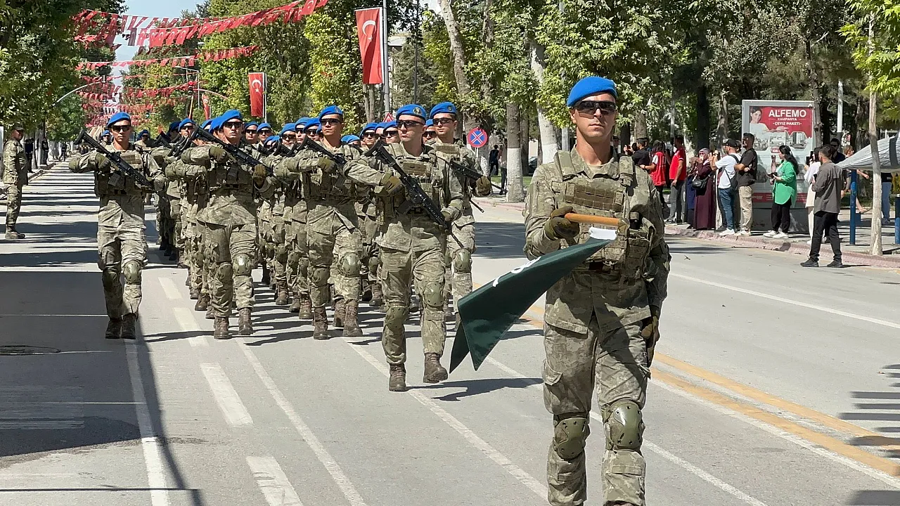 Malatya'da 30 Ağustos Zafer Bayramı provası yapıldı