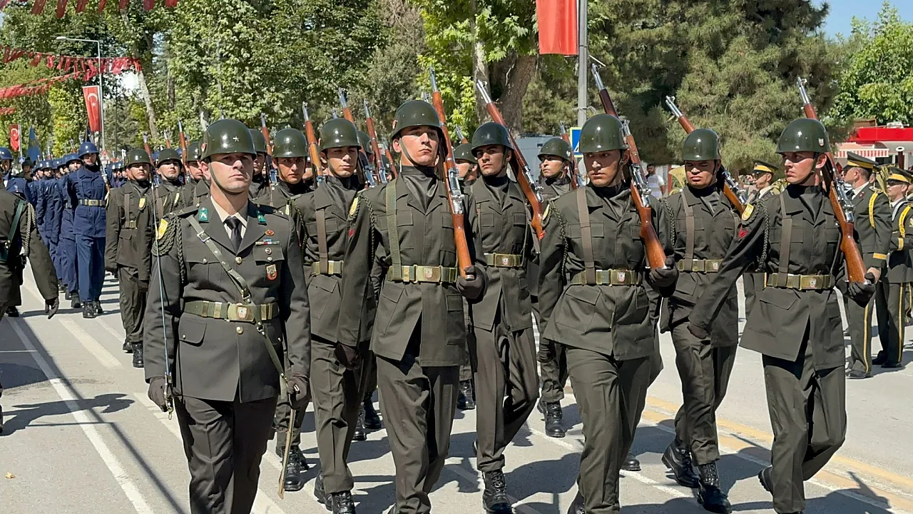 Malatya'da 30 Ağustos Zafer Bayramı provası yapıldı