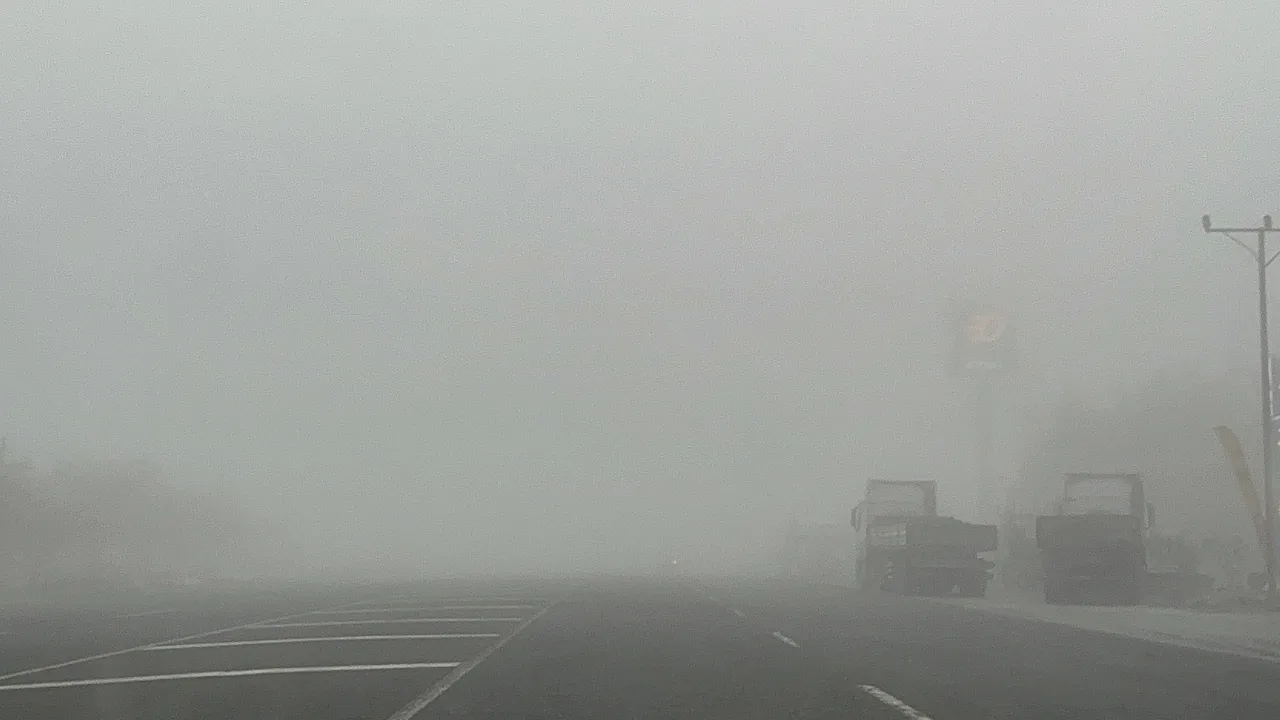 Malatya'da Yoğun Sis: Görüş Mesafesi 20 Metreye Düştü!