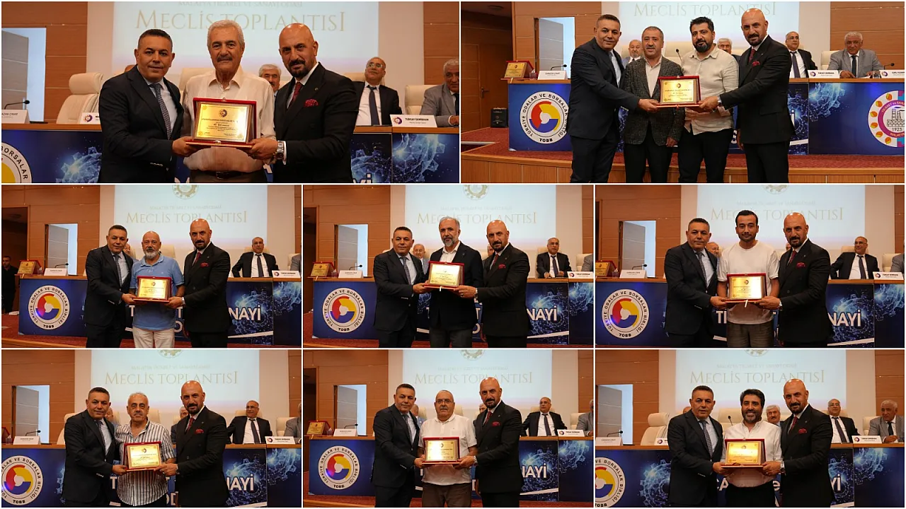 Malatya Ekonomisine Katkı Sunan Firmalara MTSO'dan Anlamlı Ödül!