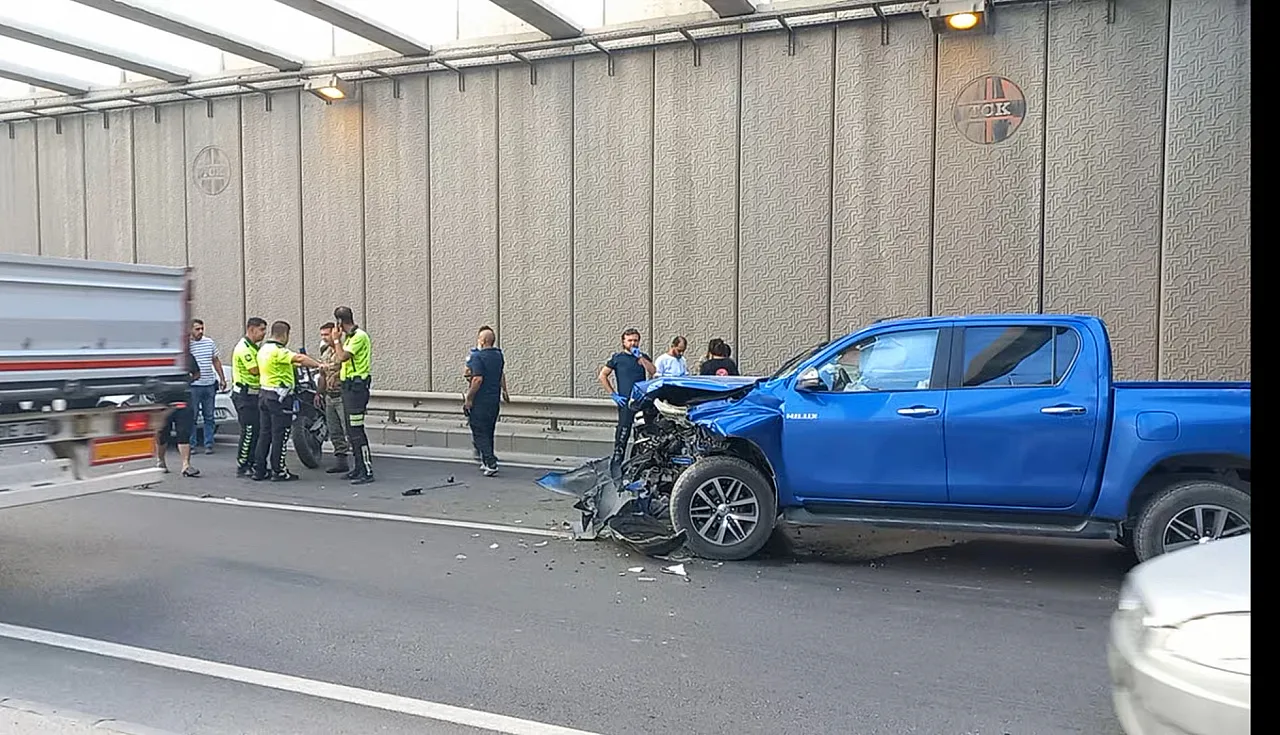 Malatya'da zincirleme kaza trafiği kitledi