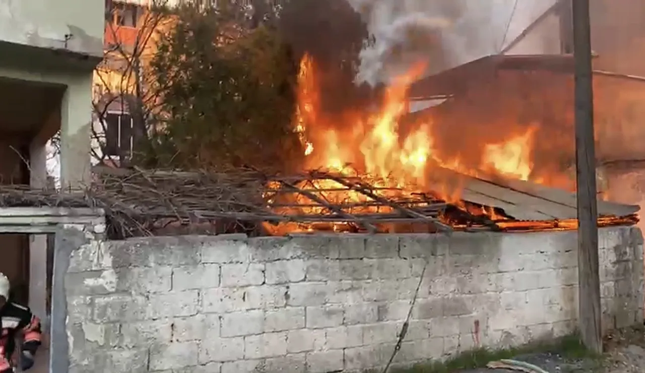 Malatya'da Alevler Bir Anda Mahalleliyi Sokağa Döktü!