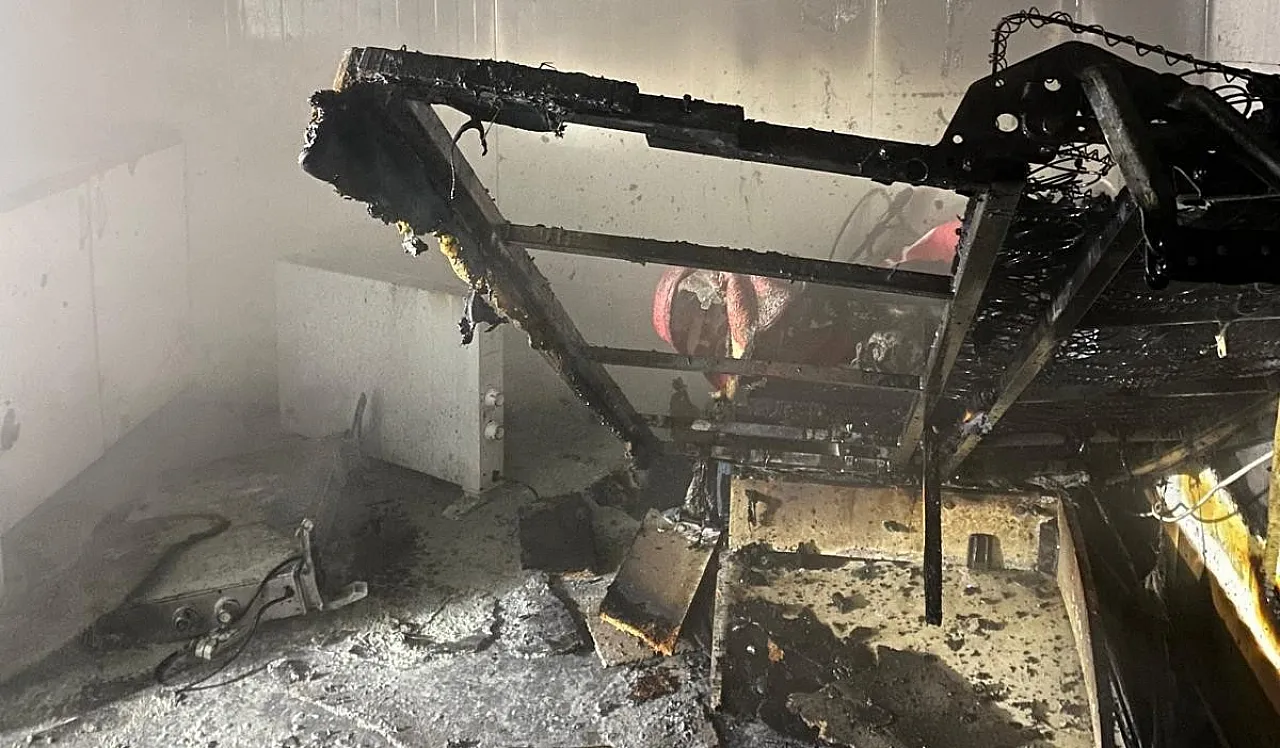 Yeşilyurt'ta Korkutan Yangın! Konteyner Kentten Dumanlar Yükseldi