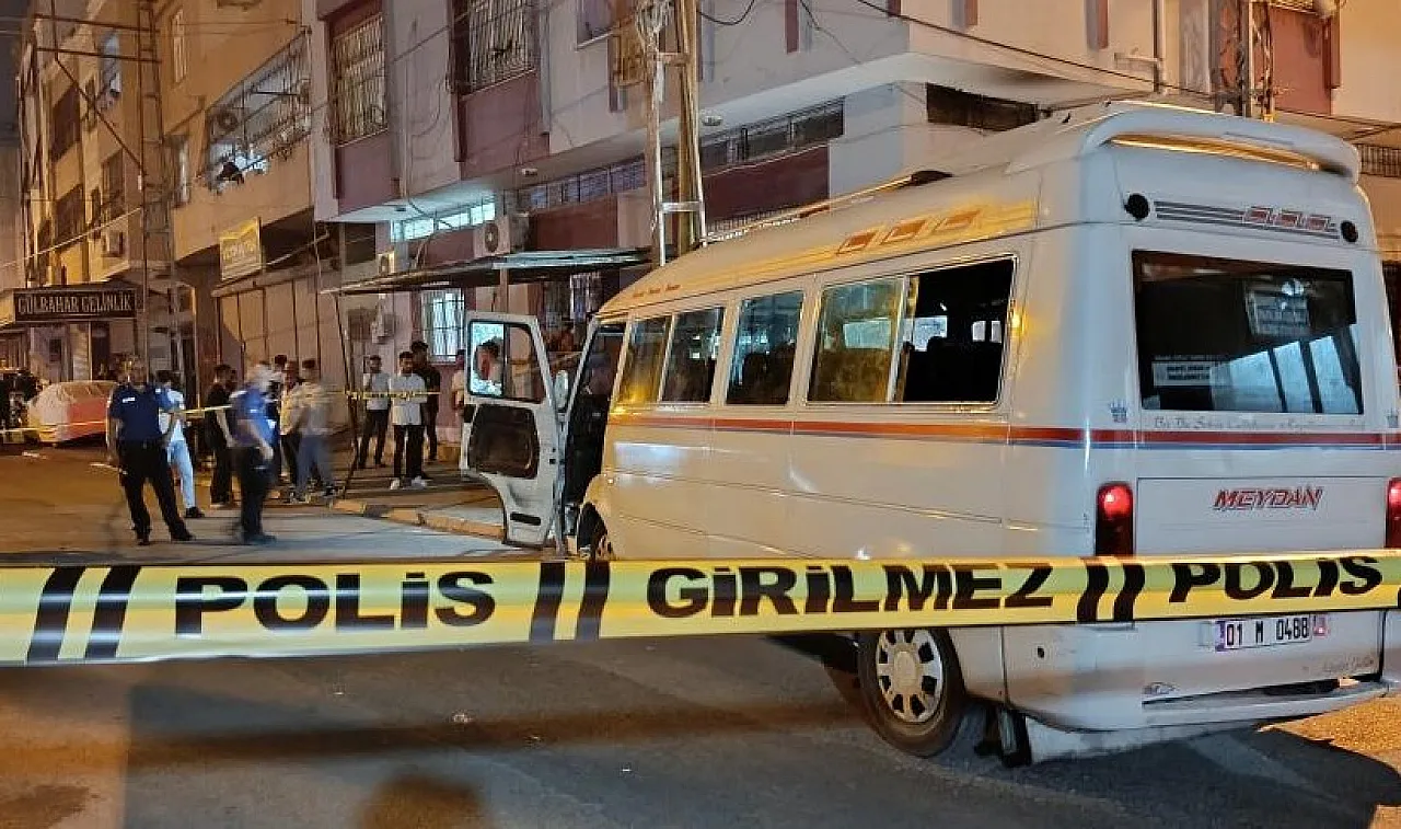 Adana'da Silahlı Saldırı: Dolmuş Sürücüsü Hayatını Kaybetti