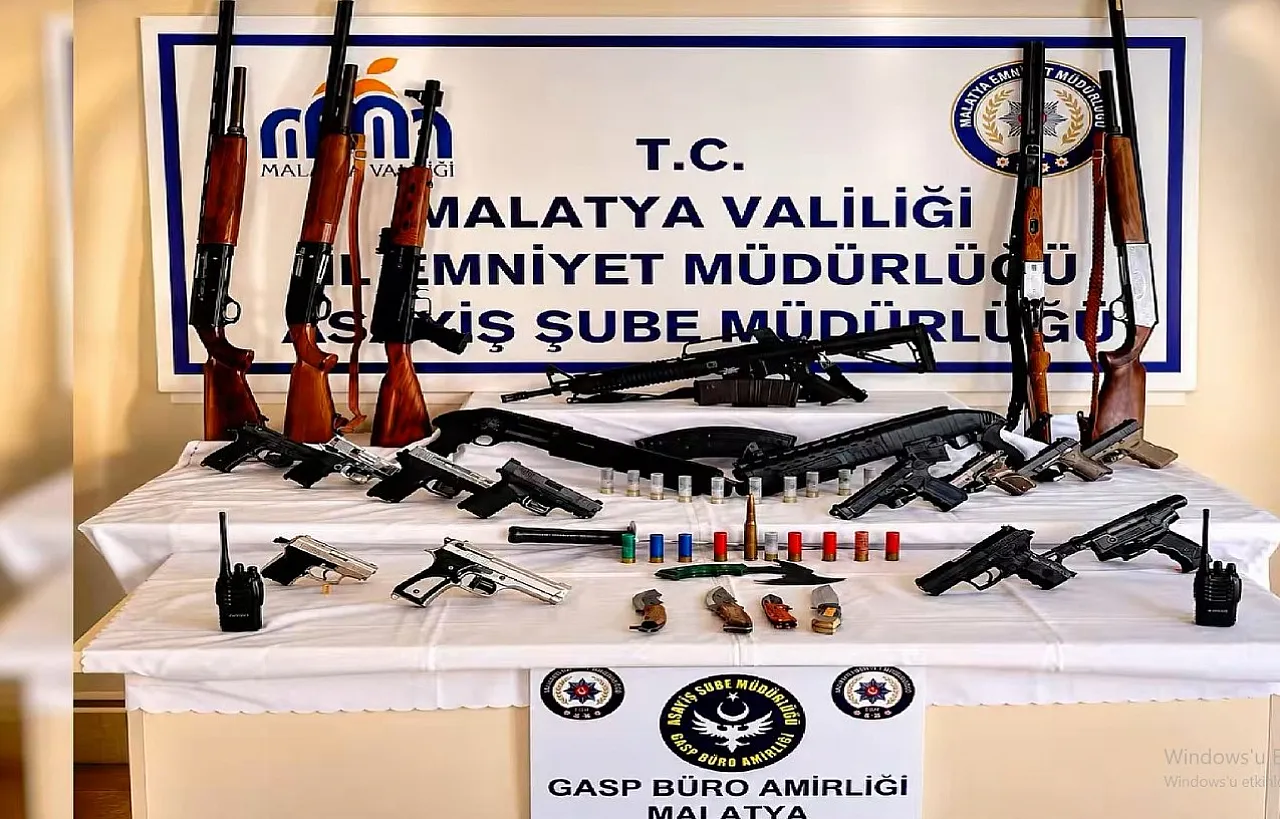 Sosyal Medyada Silah Teşhir Edenlere Malatya'da Operasyon