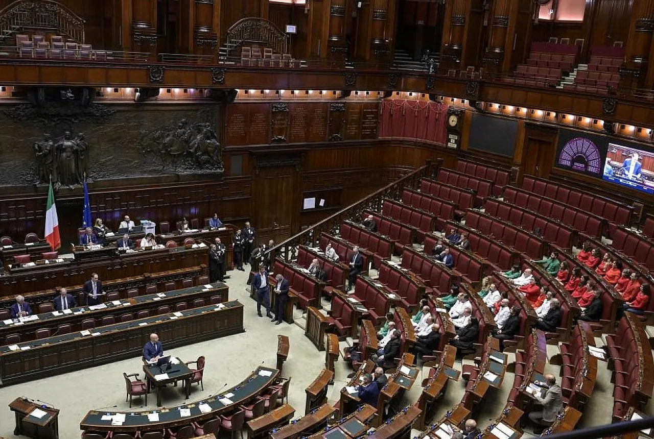 İtalya Parlamentosu'nda 'Filistin' Protestosu