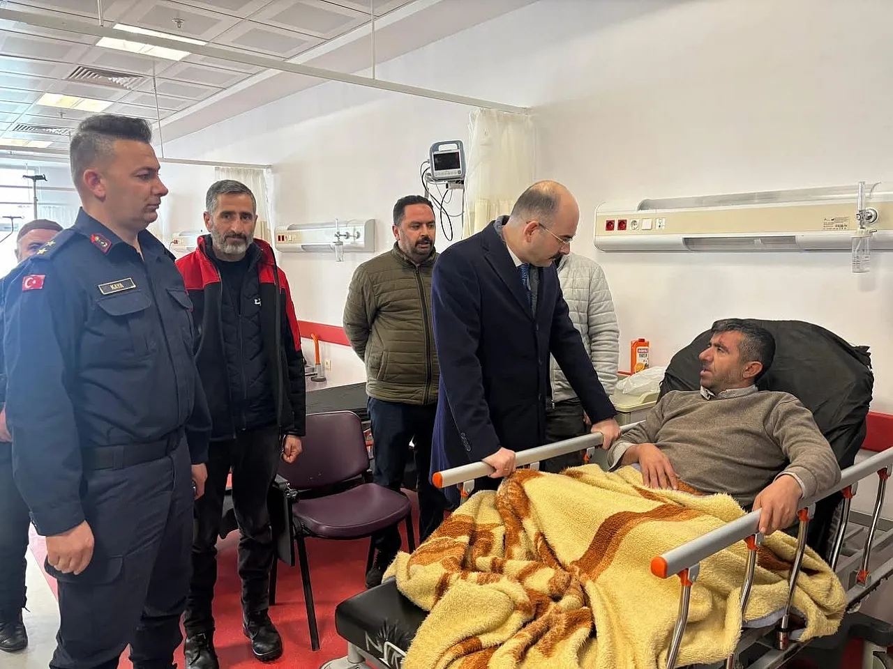 Doğanşehir'de Kazada Gövdeli Mahalle Muhtarı Yaralandı!