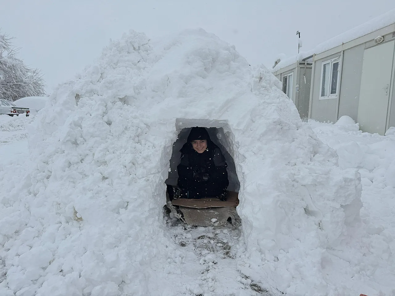 Malatya'nın İlçesinde Kar Alarmı: Kırsal Mahallelerde Ulaşım Zorlaştı