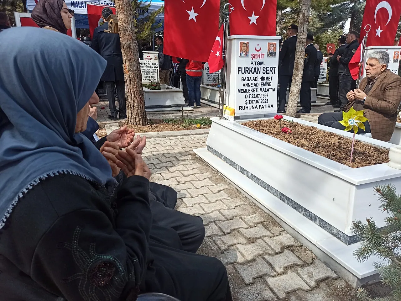 Malatya Şehitliği'nde 18 Mart Töreni Gerçekleştirildi