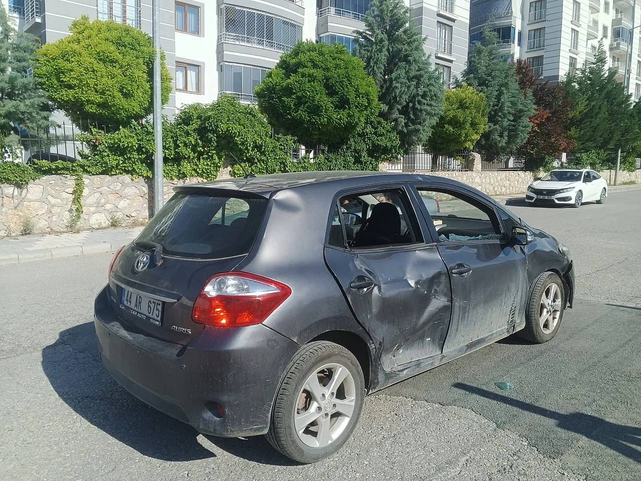 Malatya'da Trafik Kazası! Motosiklet Sürücüsü Yaralandı