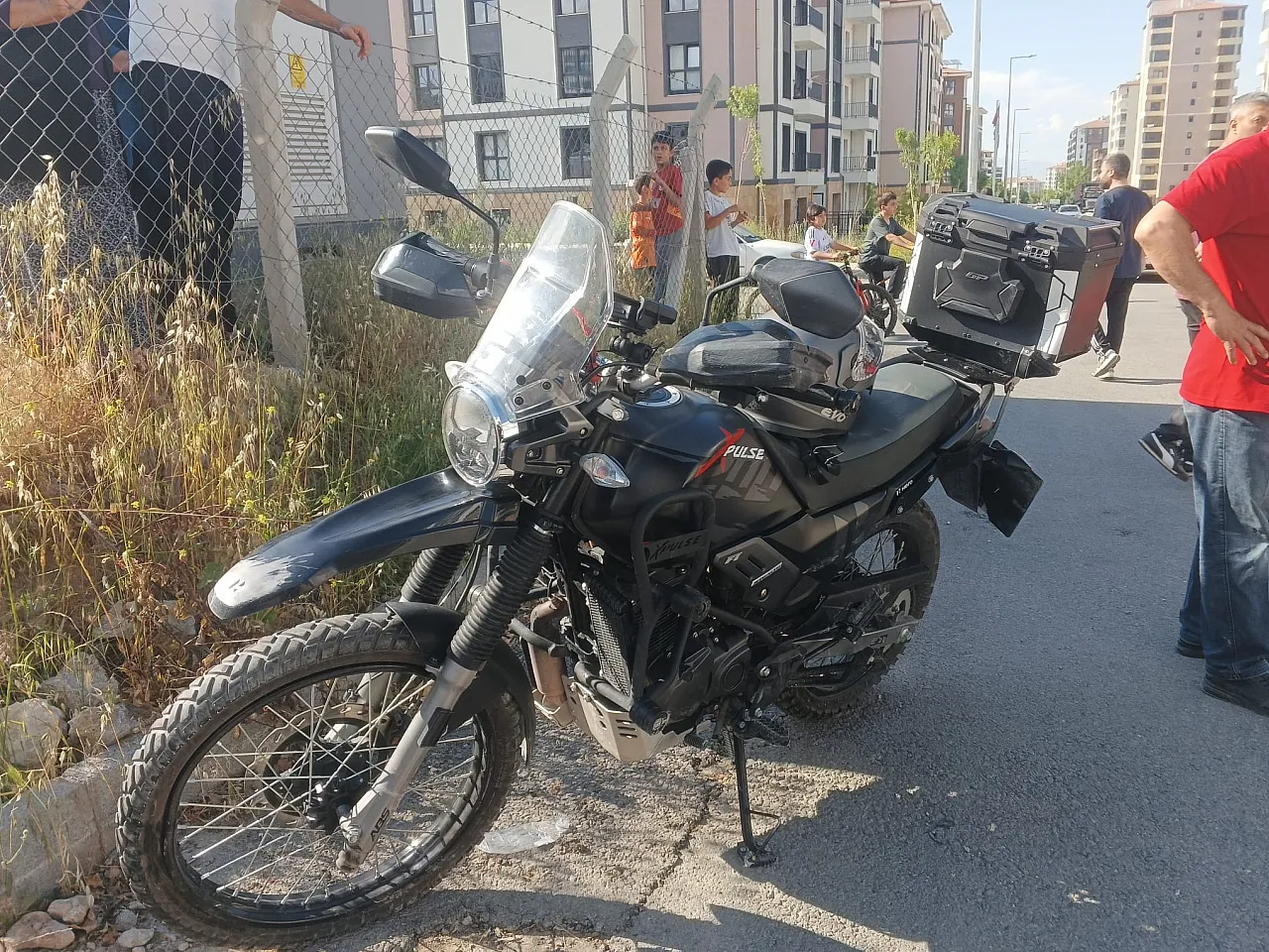 Malatya'da Trafik Kazası! Motosiklet Sürücüsü Yaralandı