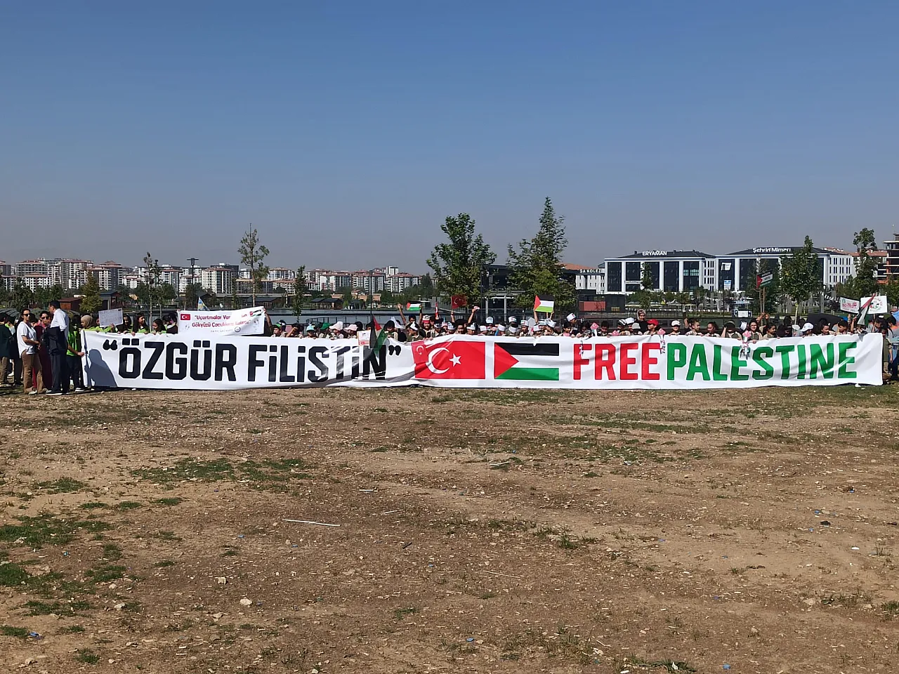 Malatya'da Uçurtmalar Bu Kez Gazze İçin Havalandı!