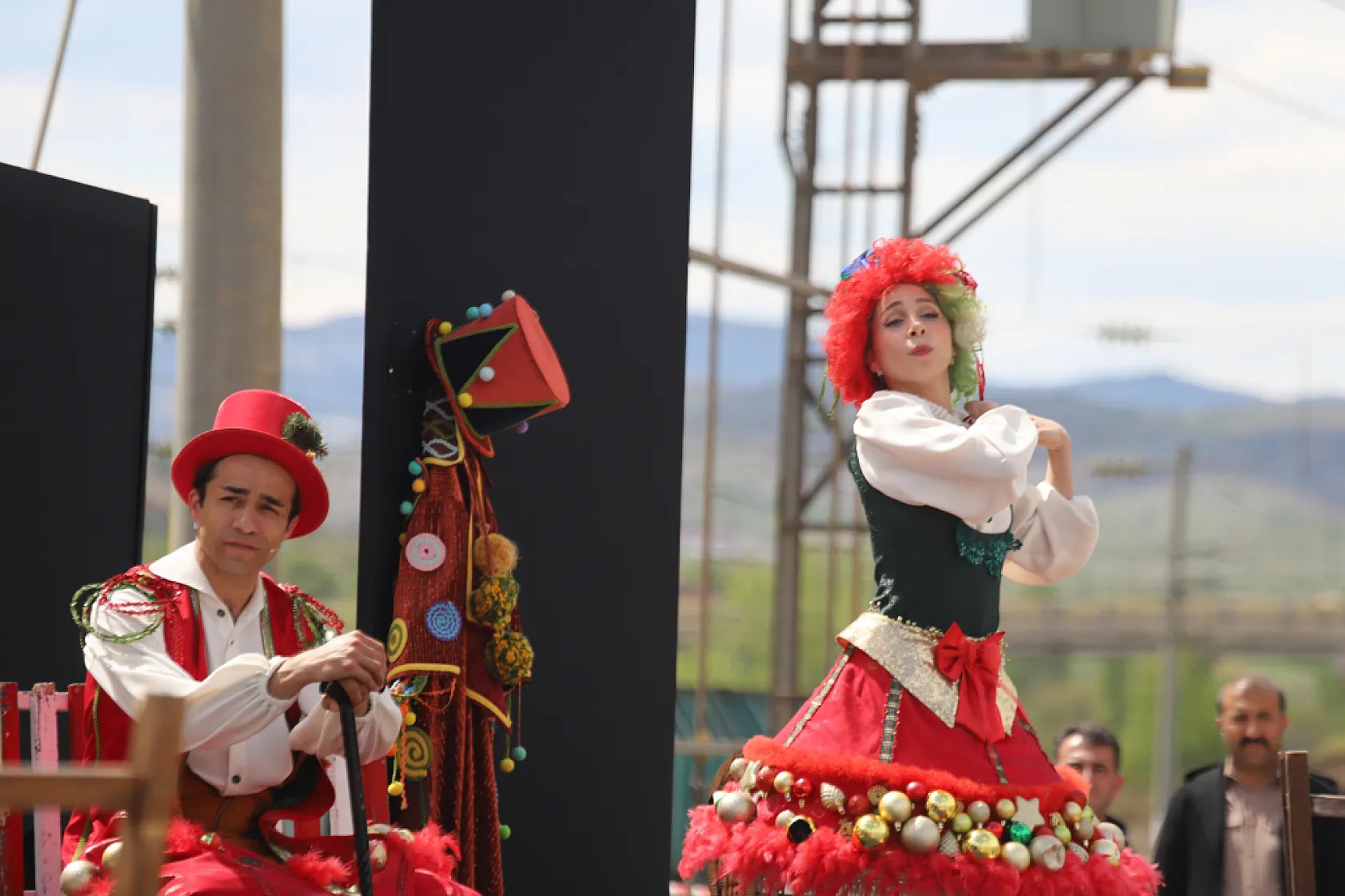 Hekimhan Garı'nda Sanat Molası! Tiyatro Treni Malatya'ya Demir Attı