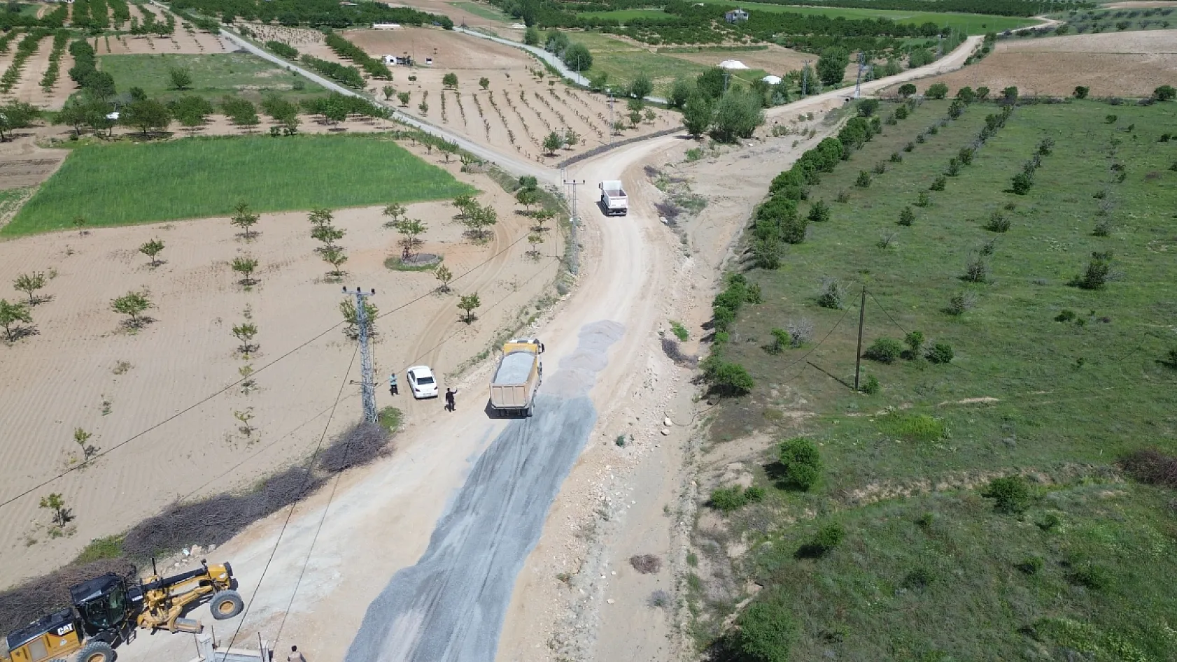 Malatya Battalgazi'de İki Mahallede Yollar Güvenli Hale Getirildi!